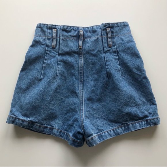 Abercrombie & Fitch Paperbag High Waisted Shorts - Picture 2 of 7
